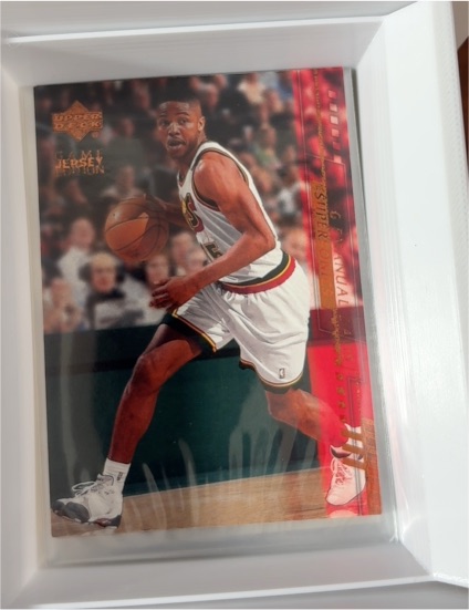 2000-01 Upper Deck Game Jersey Edition #370 Emanual Davis — front