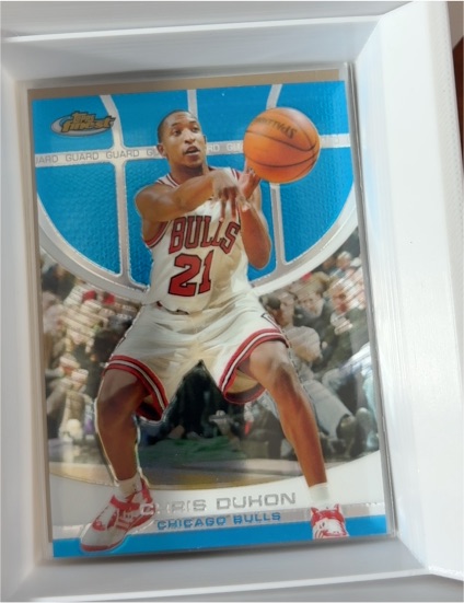 2005-06 Topps Finest #77 Chris Duhon — front