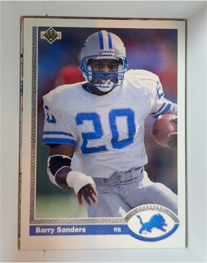 1991 Upper Deck #444 Barry Sanders — front