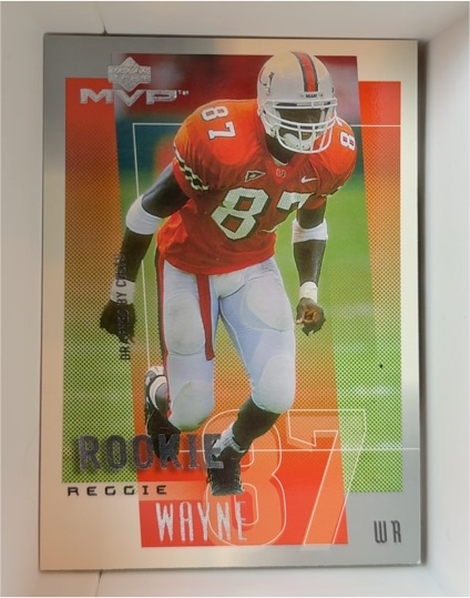2001 Upper Deck MVP #311 Reggie Wayne Rookie Card — front