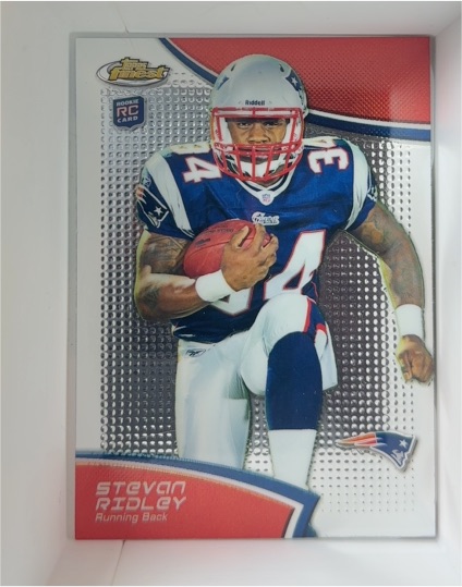 2011 Topps Finest #95 Stevan Ridley — front