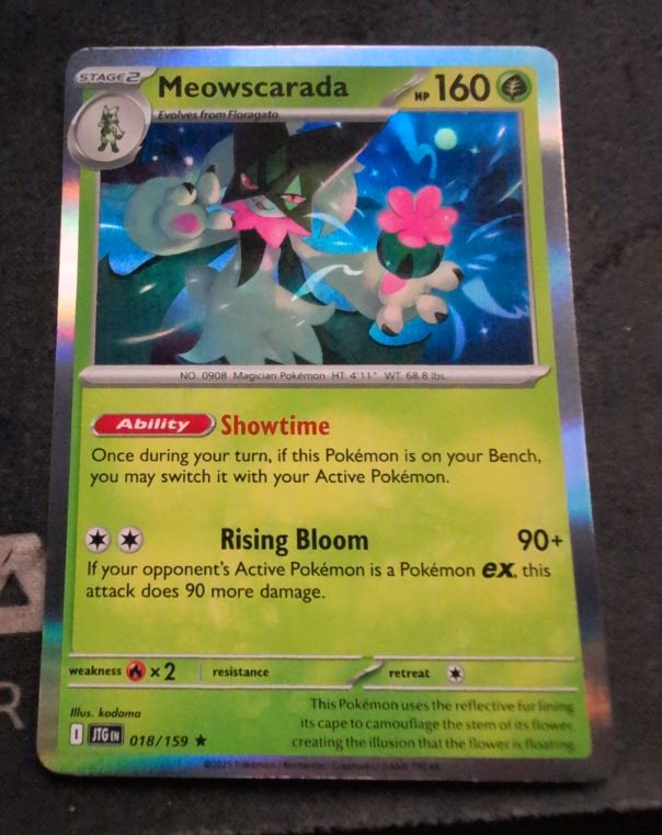 2025 Pokémon SV09: Journey Together #018 Meowscarada — front