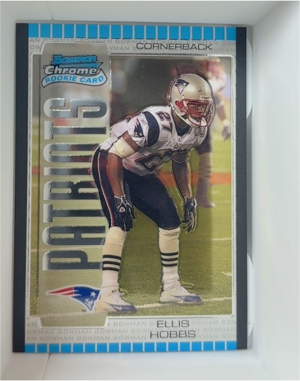 2005 Bowman Chrome #151 Ellis Hobbs Rookie Card — front