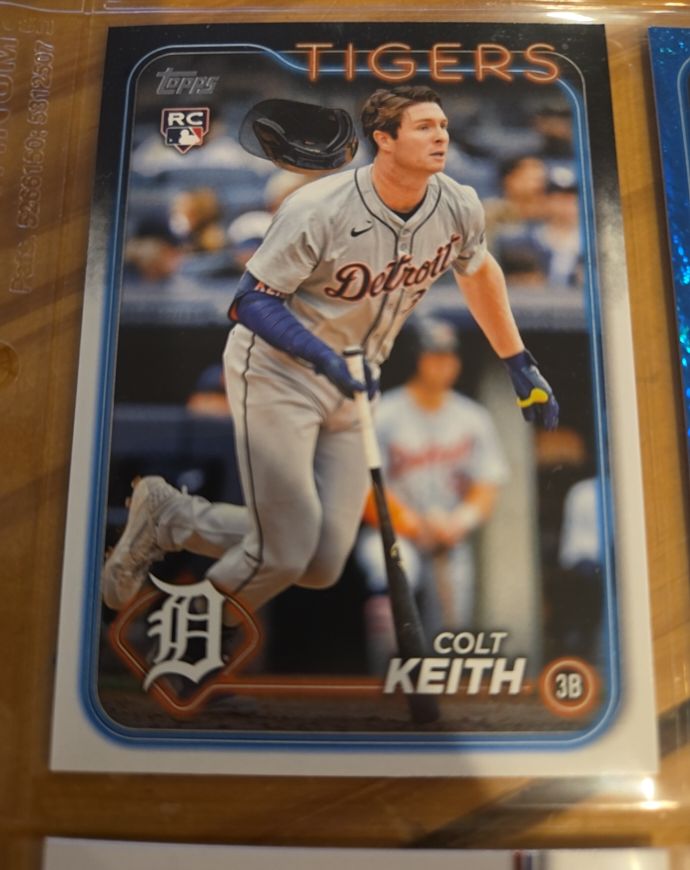 2024 Topps Update #US73 Colt Keith Rookie Detroit Tigers — front