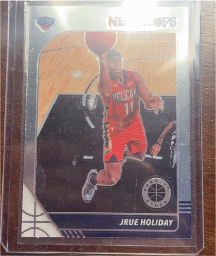 2019-20 Panini NBA Hoops Premium Stock #118 Jrue Holiday — front
