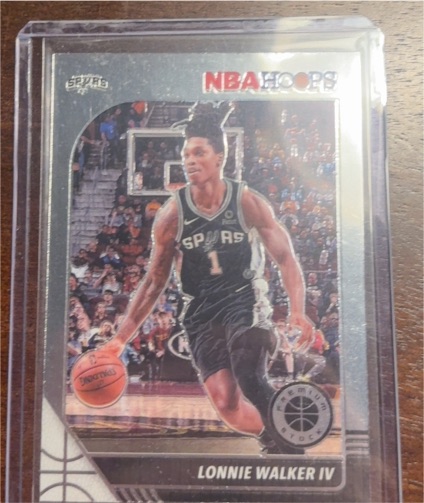2019-20 Panini NBA Hoops Premium Stock #175 Lonnie Walker IV — front
