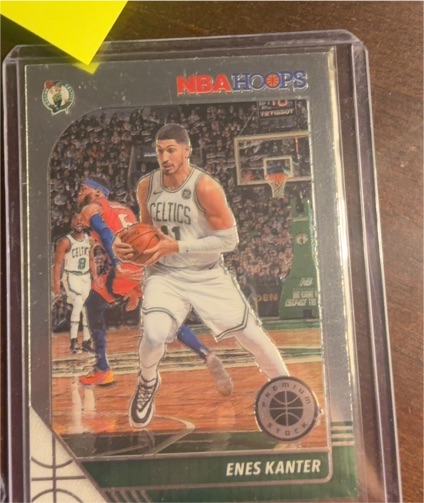 2019-20 Panini NBA Hoops Premium Stock #164 Enes Kanter — front