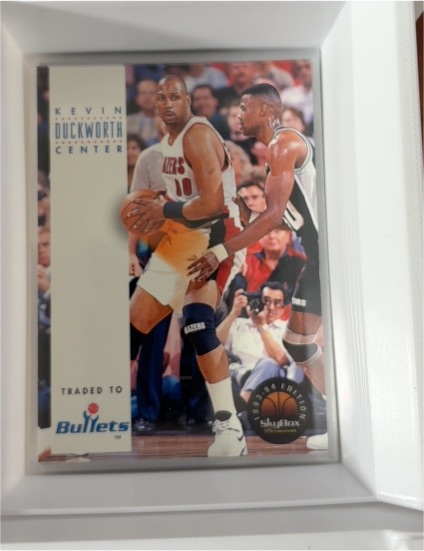 1993-94 SkyBox Premium #181 Kevin Duckworth Washington Bullets — front