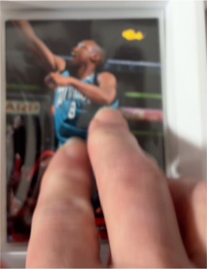 2023 Hoops #9 Anthony Edwards Attack The Rack — front