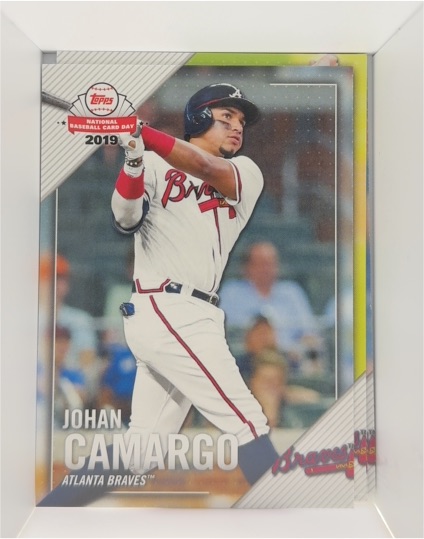 2019 Topps National Baseball Card Day Johan Camargo — front