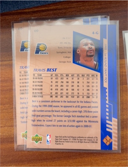 1996-97 Upper Deck #4-G Travis Best — front