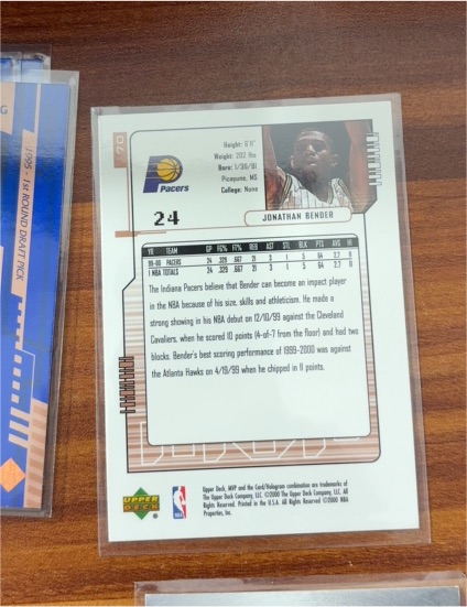 2000 Upper Deck #70 Jonathan Bender — front