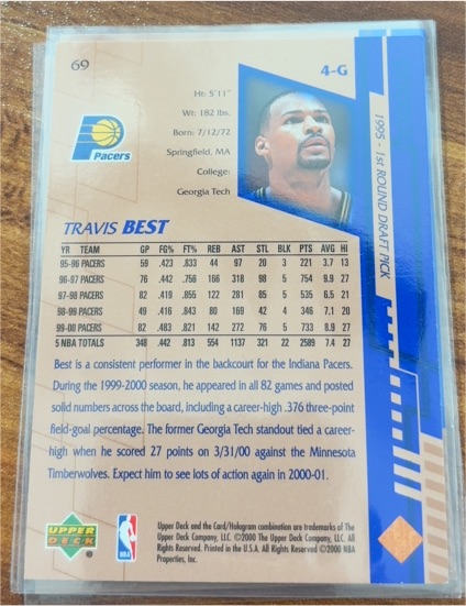 1995 Upper Deck #69 Travis Best — front