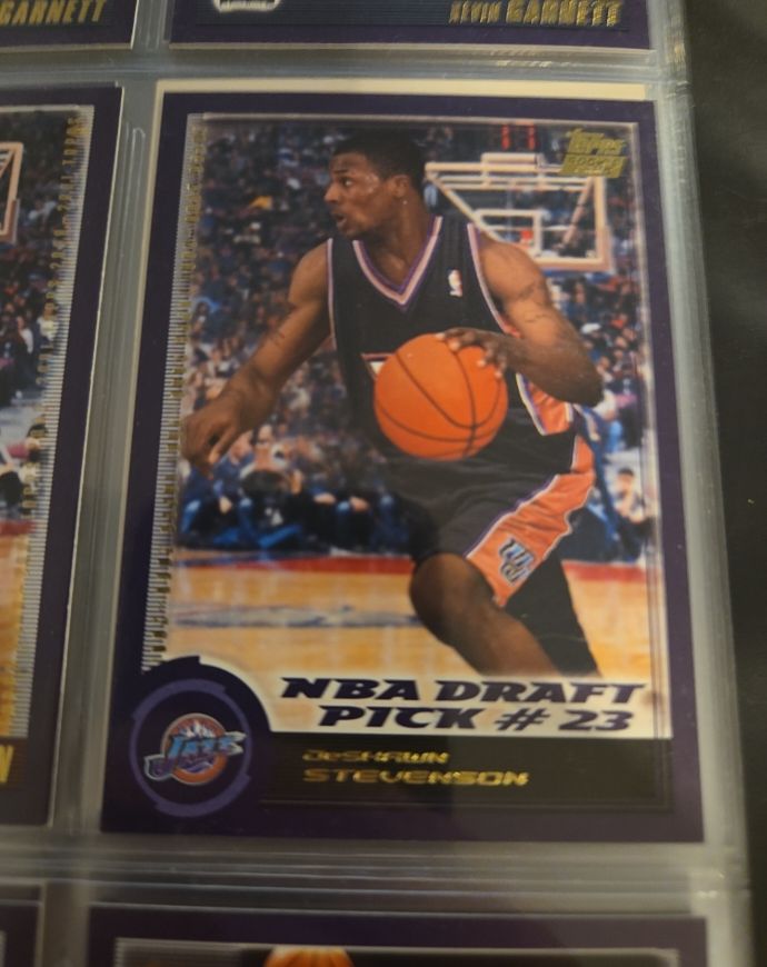 2000-01 Topps #23 Desmond Stevenson NBA Draft Pick — front