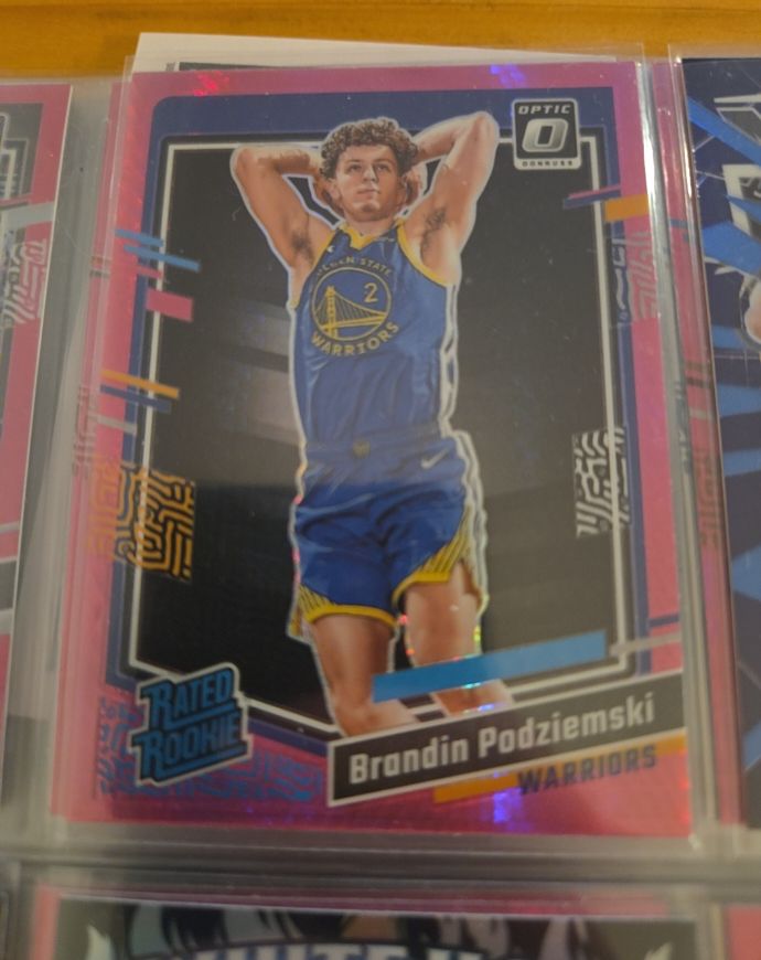 2023-24 Panini Donruss Optic #203 Brandin Podziemski — front