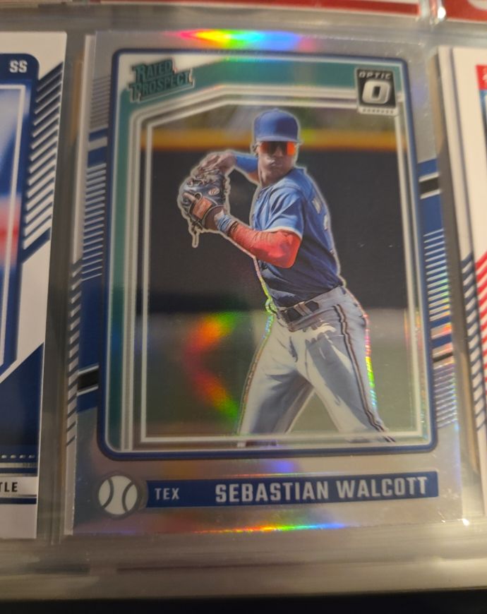 2024 Donruss Optic #160 Sebastian Walcott — front
