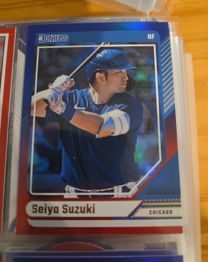2024 Donruss #82 Seiya Suzuki Red and Blue — front