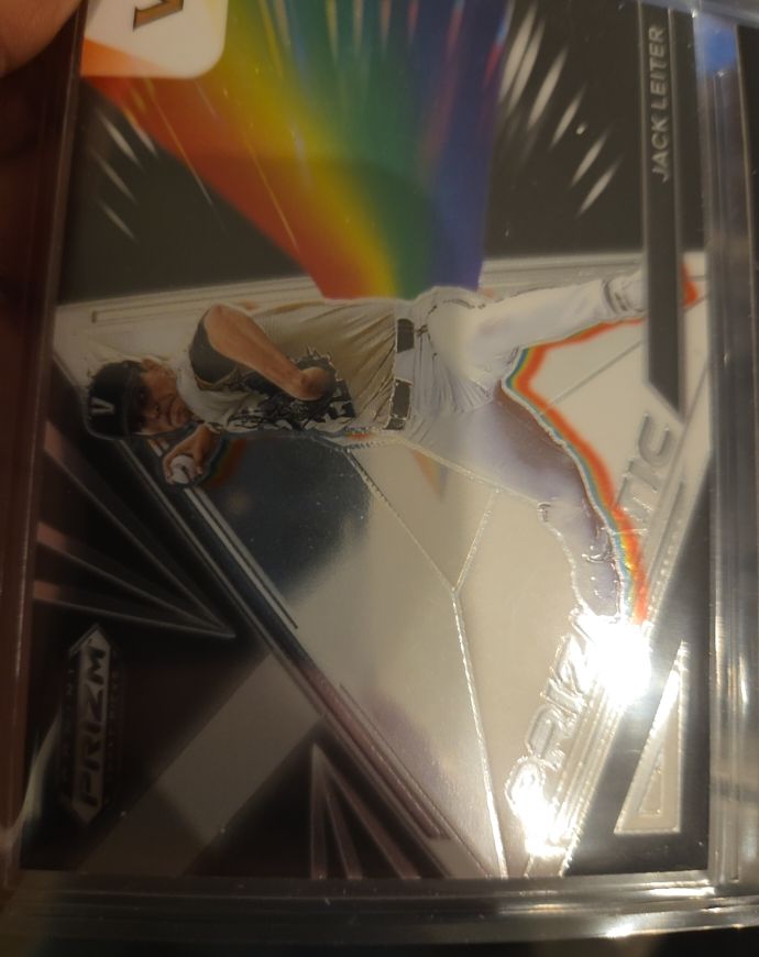 2022 Panini Prizm Draft Picks Prizmatic #PZ-JL Jack Leiter — front