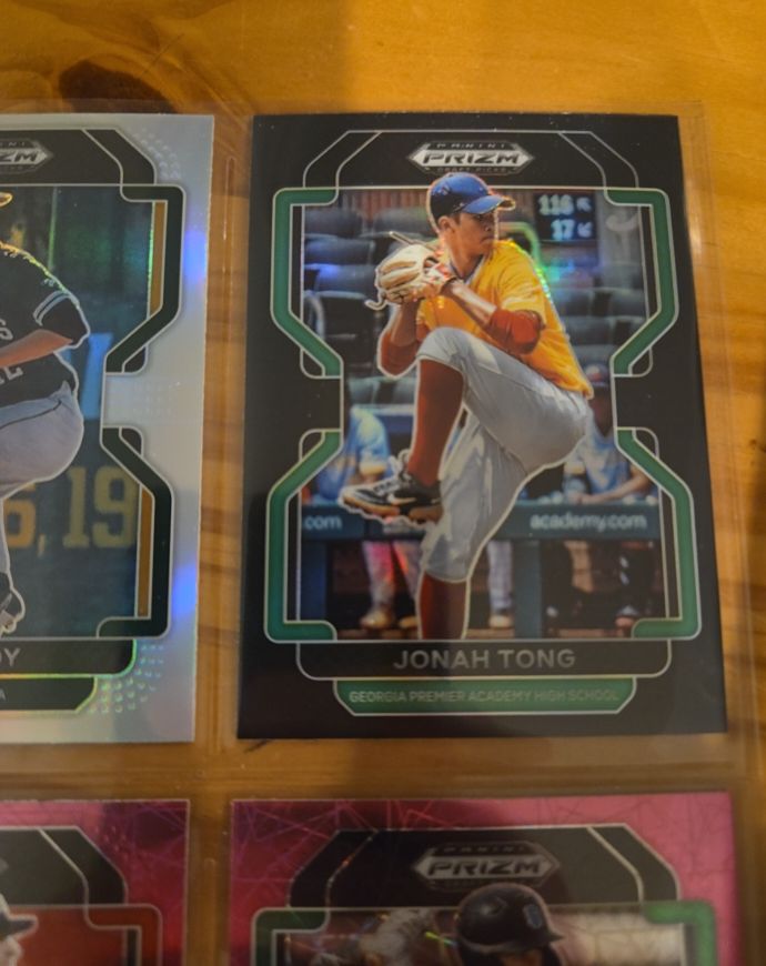 2021 Panini Prizm Draft Picks Jonah Tong — front