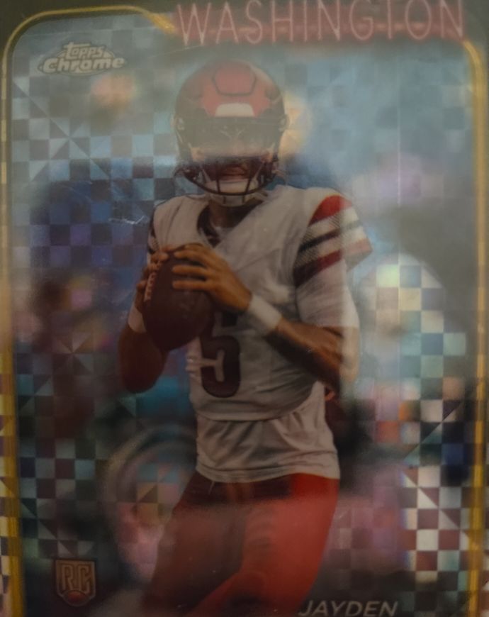 2024 Topps Chrome #201 Jayden Daniels — front