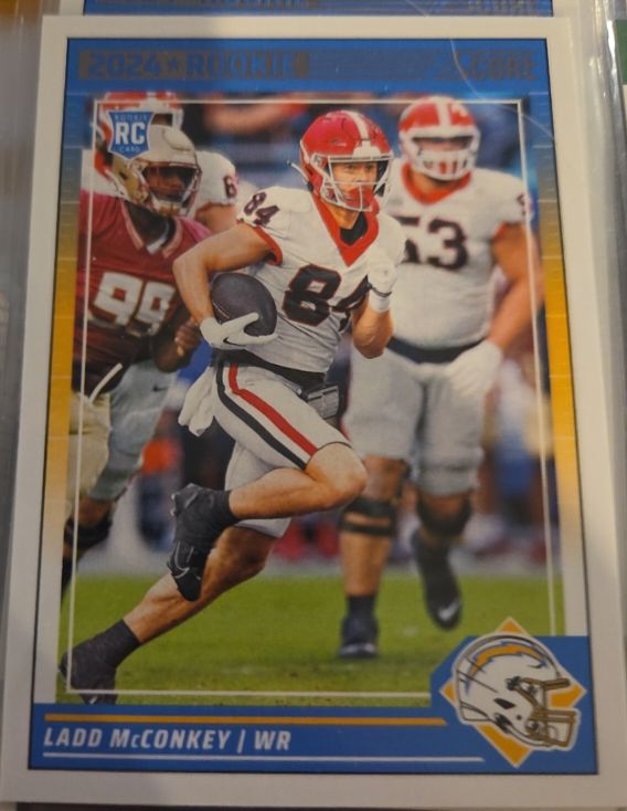 2024 Panini Score #328 Ladd McConkey Rookie — front