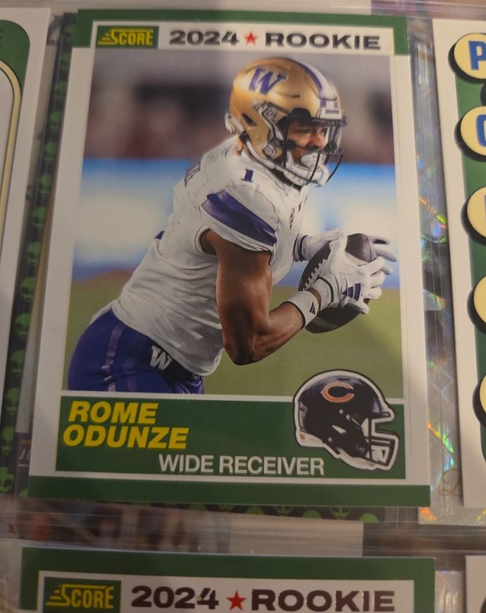 2024 Score #6 Rome Odunze — front