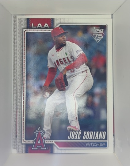 2026 Topps #319 José Soriano Los Angeles Angels — front