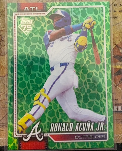 2026 Topps Series 1 #50 Ronald Acuna Jr. — front