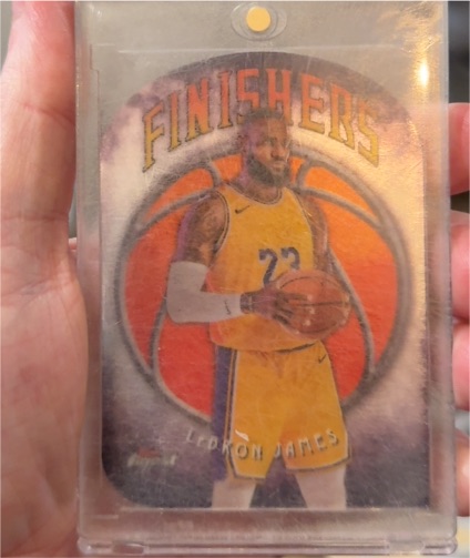 2024-25 Topps Finest #F-2 LeBron James Finishers — front