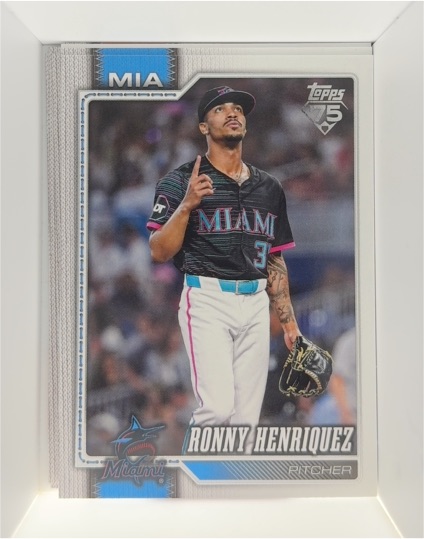 2026 Topps Series 1 #290 Ronny Henriquez — front