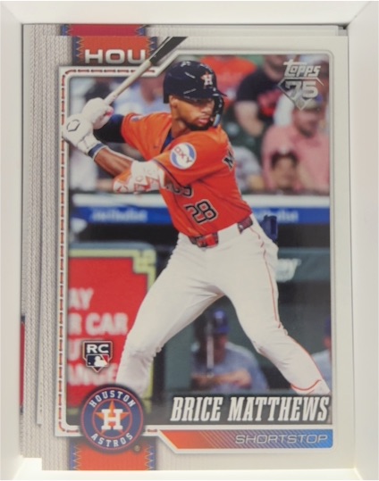 2026 Topps #132 Brice Matthews — front