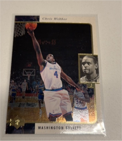 1995-96 Upper Deck SP #147 Chris Webber — front