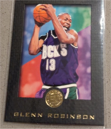 1995-96 SkyBox E-XL #48 Glenn Robinson — front