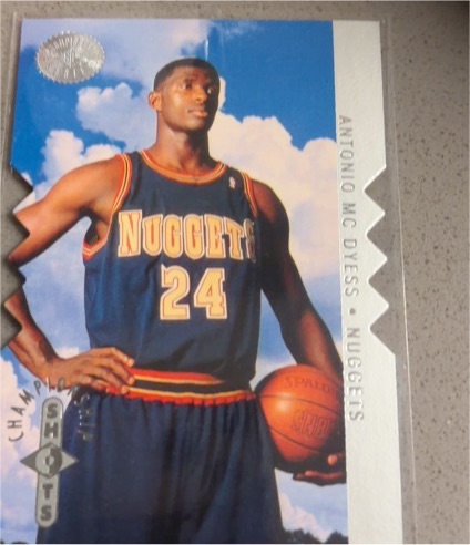 1995-96 Upper Deck SP Championship #S1 Antonio McDyess — front