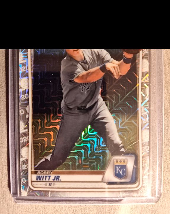 2020 Bowman Chrome Mega Box Mojo Refractor #BCP-25 Bobby Witt Jr. — front