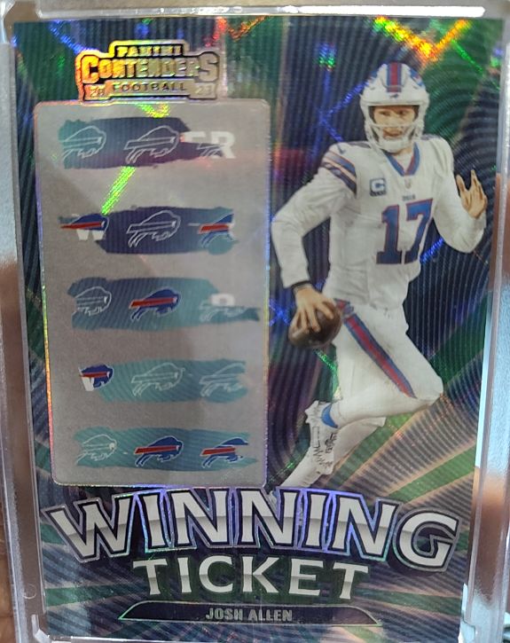 2023 Panini Contenders #11 Josh Allen Winning Ticket — front
