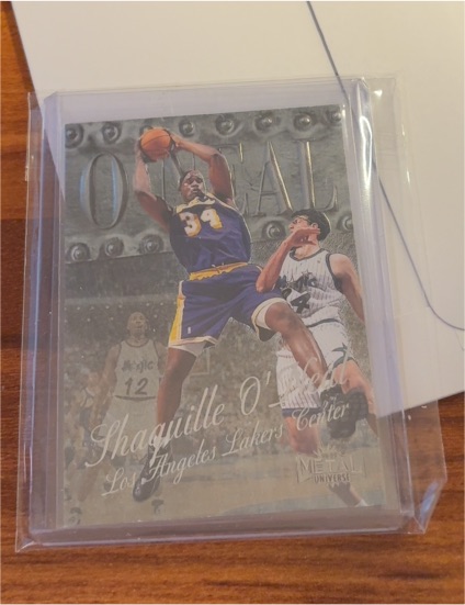 1998-99 Skybox Metal Universe #25 Shaquille O'Neal — front