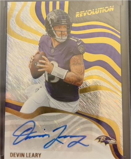 2025 Panini Revolution Signatures #RSA-DLY Devin Leary — front