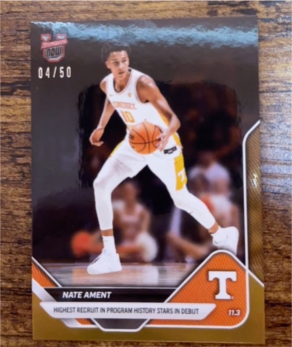 2025 Bowman U Now #3 Nate Ament — front