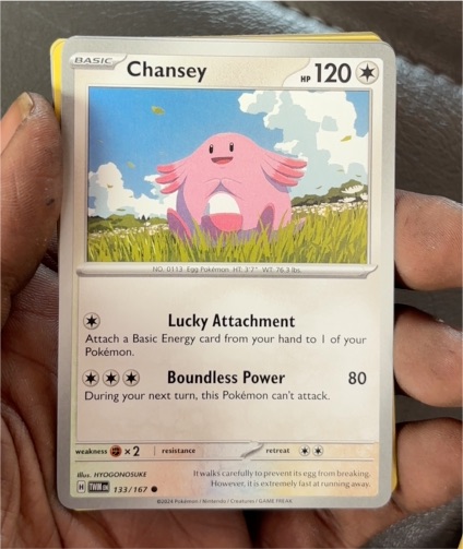 2024 Pokémon SV06: Twilight Masquerade #133 Chansey — front