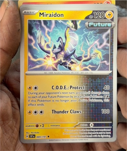 2024 Pokémon SV08: Surging Sparks #069 Miraidon — front