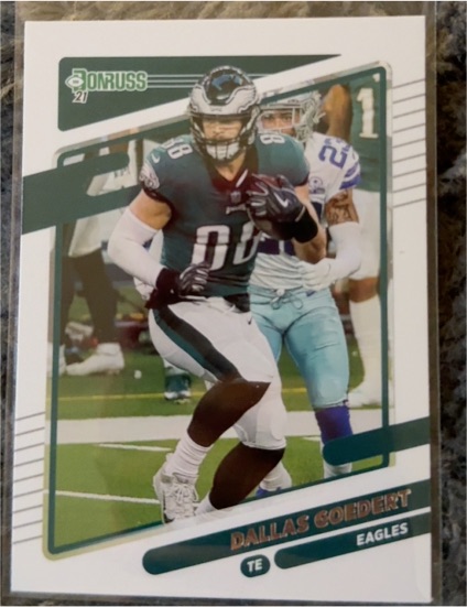2021 Donruss #111 Dallas Goedert Philadelphia Eagles — front