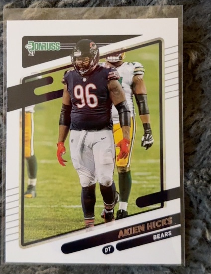 2021 Panini Donruss #208 Akiem Hicks — front