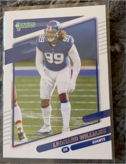 2021 Panini Donruss #82 Leonard Williams — front