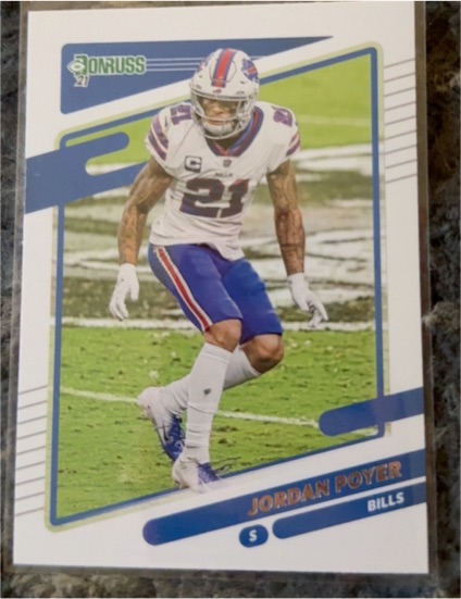 2021 Donruss #229 Jordan Poyer Buffalo Bills — front