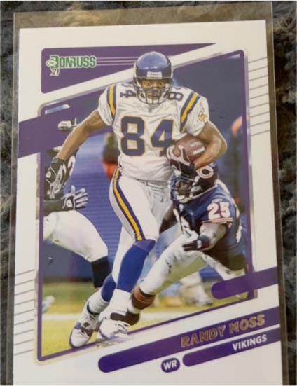 2021 Donruss #128 Randy Moss — front
