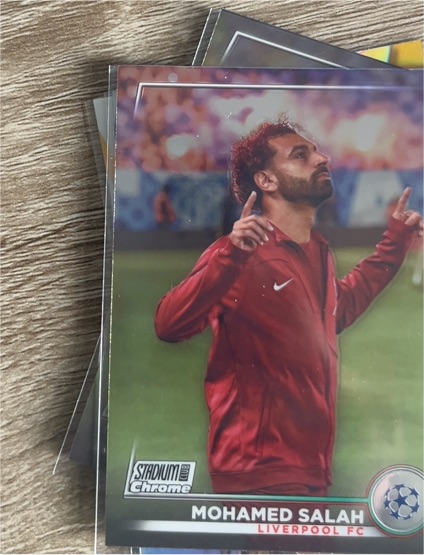 2023 Topps Stadium Club Chrome UEFA Club Competitions #11 Mohamed Salah — front