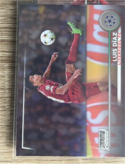 2022-23 Topps Stadium Club Chrome UEFA Club Competitions #75 Luis Diaz — front