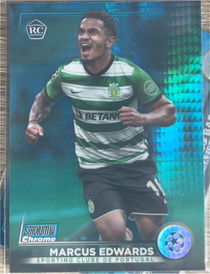 2022-23 Topps Stadium Club Chrome UEFA #40 Marcus Edwards — front