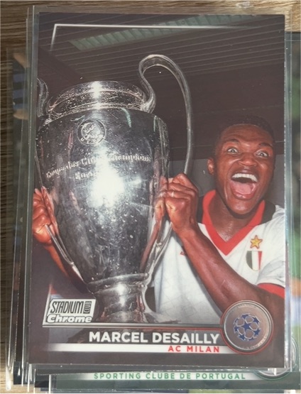 2022-23 Topps Stadium Club Chrome UEFA #88 Marcel Desailly AC Milan — front